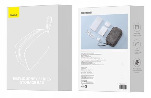 BASEUS SASZETKA TORBA ETUI ORGANIZER PODRÓŻNY WODOODPORNY ELEKTRONIKĘ na Arena.pl
