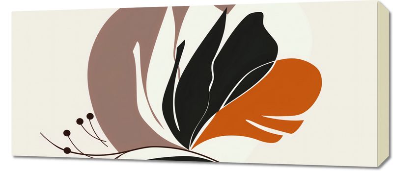 Obraz 90x40cm Elegancja Roślinna zdjęcie 1