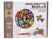 Konstrukcyjne Klocki Magnetyczne 55 Elementów