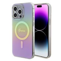 Guess GUHMP15XHITSP iPhone 15 Pro Max 6.7" różowy/pink hardcase IML Iridesc