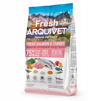 Arquivet fresh półwilgotna karma dla psa łosoś z indykiem 2,5 kg