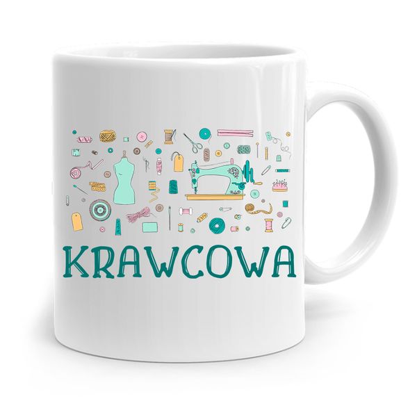 Kubek Prezent Krawcowej Krawca Krawcowa Z Nadrukiem Ze Zdjęciem zdjęcie 1