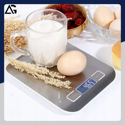 PRECYZYJNA WAGA KUCHENNA 10kg I 1g DOMOWA ELEKTRONICZNA TARA LCD BATERIE na Arena.pl