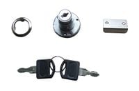 Zamek meblowy wciskany okrągły