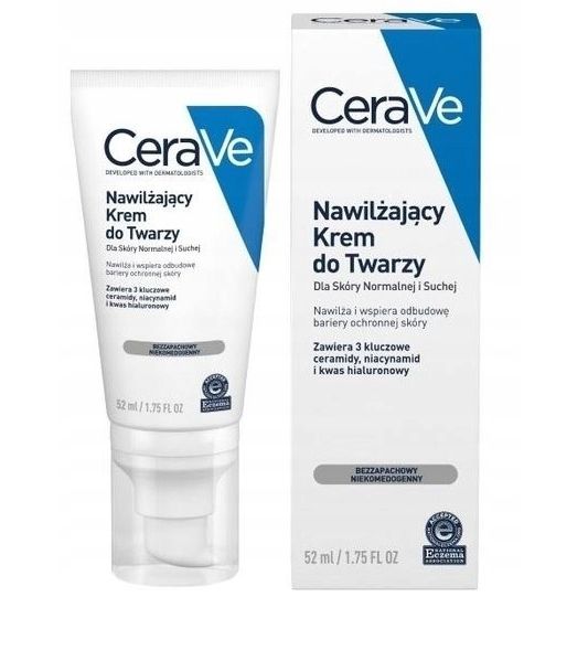 CeraVe nawilżający krem do twarzy 52 ml zdjęcie 1