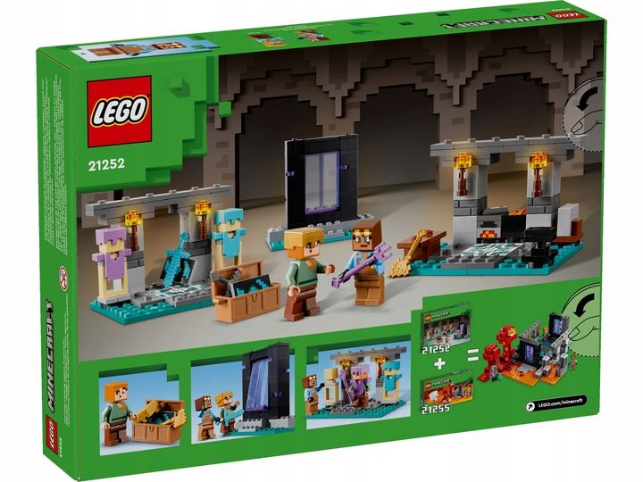 LEGO MINECRAFT Dom w grzybie 21179 + Zbrojownia 21252 MAINCRAFT Figurki zdjęcie 12