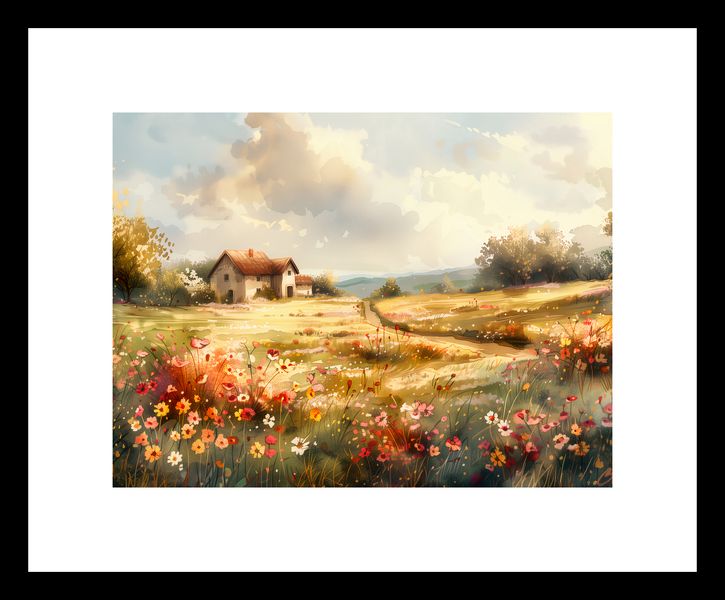 Plakat 20x15cm Sielski Domek zdjęcie 3