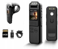Kamera policyjna dyktafon Monitoring osobisty BODY CAM