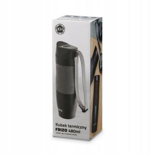 Kubek termiczny do kawy i herbaty 480 ml Brązowy na Arena.pl