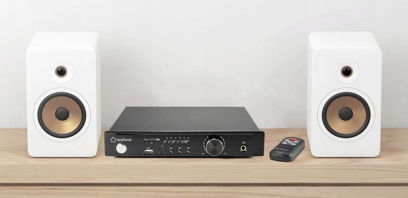 Wzmacniacz HiFi Bluetooth USB SD Pilot 2x 100W zdjęcie 5