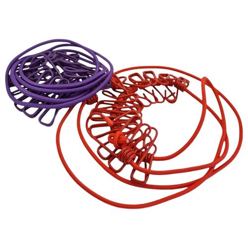 Linka do suszenia prania 2szt + 12 klipsów mobilna na Arena.pl