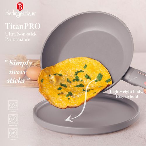 zestaw 3 patelni tytanowych berlinger haus bh-8108 taupe na Arena.pl