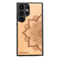 Drewniane Etui Bewood na Samsung Galaxy S24 Ultra MANDALA JABŁOŃ
