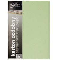 karton ozdobny gładki jasnozielony sat.(20) 8381