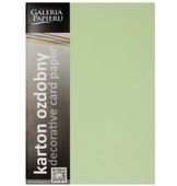 karton ozdobny gładki jasnozielony sat.(20) 8381
