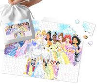 PUZZLE - KSIĘŻNICZKI WZORY Z BAJEK I GIER PREZENT NA ŚWIĘTA 24el WORECZEK