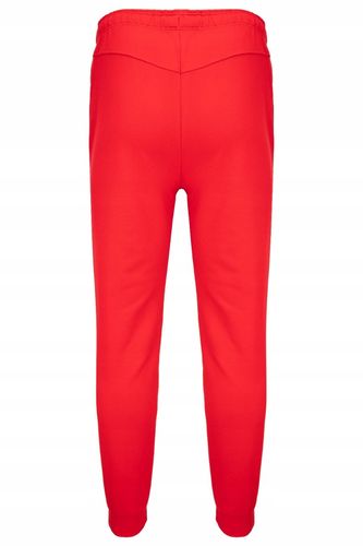 Spodnie dresowe treningowe sportowe bawełniane Arena Solid Red R.XL na Arena.pl
