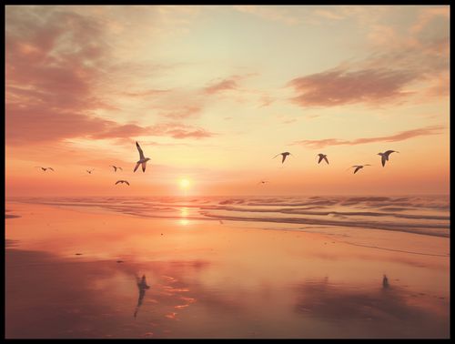 Plakat 100x75cm Spokojna Przystań na Arena.pl