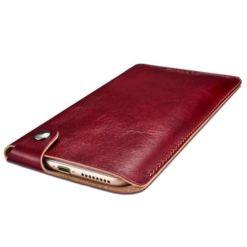 ICARER LEATHER POUCH IPHONE 7/8 (RED) na Arena.pl