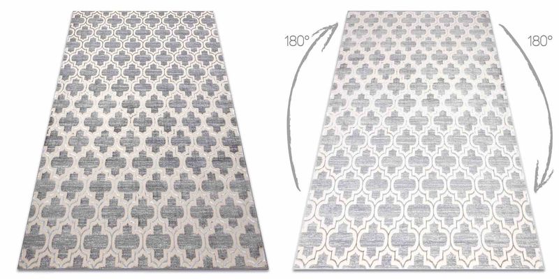 RUG/LU/IONA/CLOVER/GREY+CREAM/80x150 zdjęcie 3