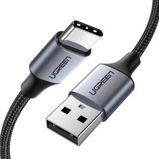 UGREEN KABEL PRZEWÓD USB - USB TYP C QUICK CHARGE 3.0 3A 1M SZARY (60126)