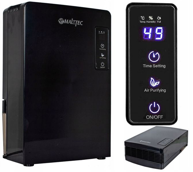 Osuszacz Powietrza Mocny 90W Pochłaniacz Wilgoci Cichy Wydajny Zbiornik 2,2 zdjęcie 11