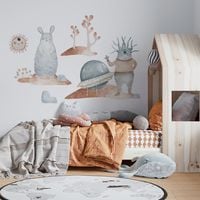 Naklejki Zestaw Kosmiczny Tolek i Kędziorek DK415 L