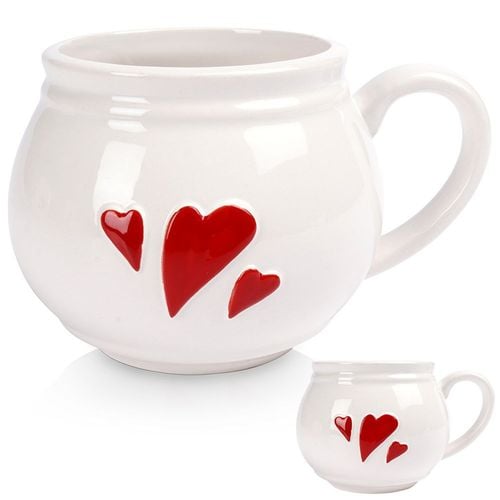 Kubek ceramiczny SERCE 430 ml na Arena.pl