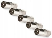 Zestaw 5x Złącze Wtyk RF Męski 6,8mm CONOTECH NS-123 Cynk Antenowy