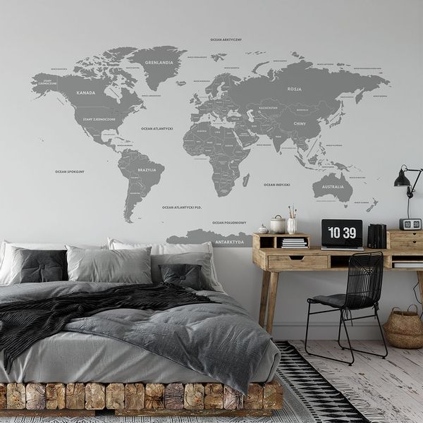Tapeta Mapa W20 270 cm płótno zdjęcie 2