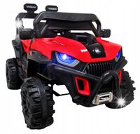 Buggy X8n biało-czarny, Autko na akumulator Miękki Fotelik