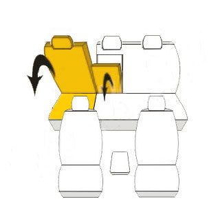 Pokrowce MIAROWE do VW Tiguan I 1 FL 11-15r. P1 zdjęcie 3