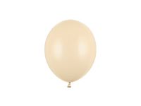 Balony pastelowe nude alabaster beżowe 12cm 3szt
