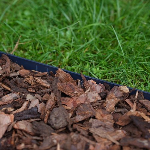 OBRZEŻE OGRODOWE 10m czarny 4,5cm trawnikowe border tworzywo + kotwy na Arena.pl