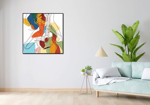 Plakat 90x90cm Wewnętrzna Muza na Arena.pl