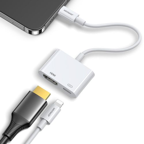 Adapter przejściówka z iPhone Lightning na HDMI FullHD + Lightning biały na Arena.pl