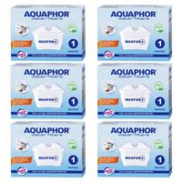 Wkłady filtrujące do dzbanka, filtry do wody Aquaphor Maxfor plus+, 6 szt.