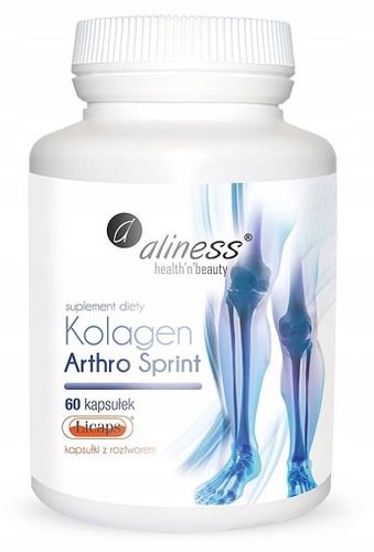 Aliness ARTHRO SPRINT Kolagen 60 kapsułek Zdrowe STAWY Kości COLLAGEN na Arena.pl