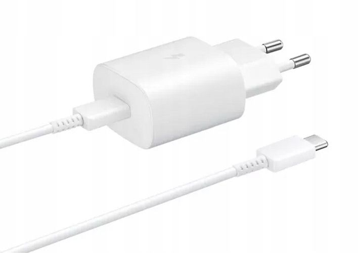 MEGA SZYBKA ŁADOWARKA SAMSUNG 25W TA800 + KABEL USB-C na USB-C ZESTAW PD zdjęcie 2