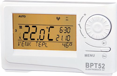 TERMOSTAT BEZPRZEWODOWY ELEKTROBOCK BT52 Z KOMUNIKACJĄ OPENTHERM PLUS na Arena.pl
