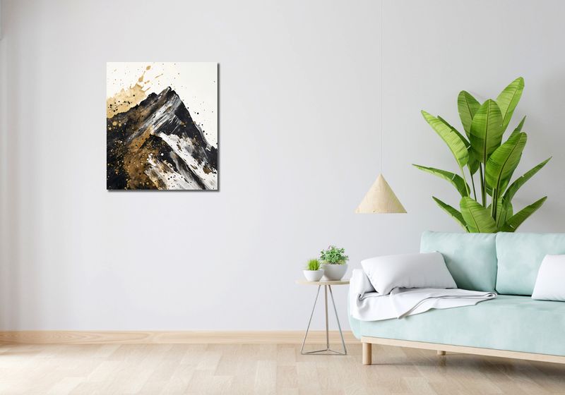 Obraz 60x70cm Złote Szczyty zdjęcie 2