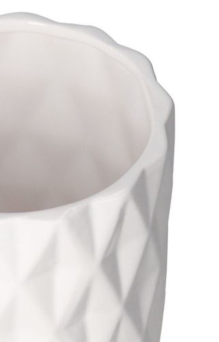 DONICZKA OSŁONKA CERAMICZNA BIAŁA OZDOBA na Arena.pl