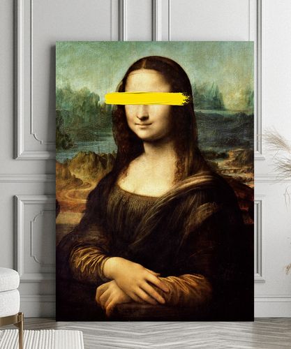 Plakat Mona Lisa da Vinci pop art 21x29,7 cm A4 na Arena.pl