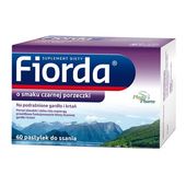 Fiorda czarna porzeczka tabletki do ssania 60 szt.