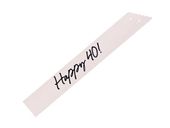 Szarfa urodzinowa kremowa Happy 40!