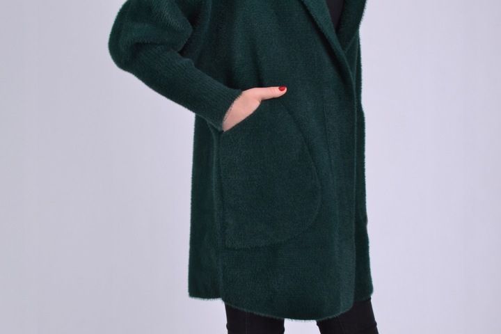 Płaszczyk damski ALPAKA oversize MODEL MNIEJSZY zdjęcie 6