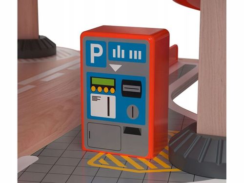 DUŻY DREWNIANY PARKING Z SAMOCHODAMI RUCHOMA WINDA na Arena.pl