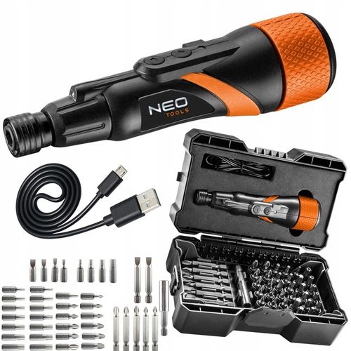 NEO WKRĘTAK ŚRUBOKRĘT AKUMULATOROWY MICRO-USB 3,6V + BITY TORX WKRĘTARKA na Arena.pl