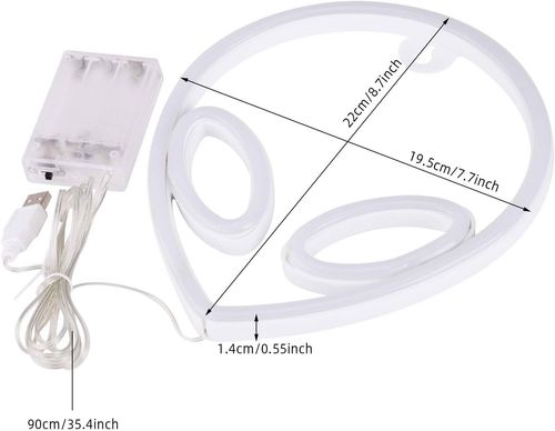 Lampka LED Neonowa Kosmita na Arena.pl