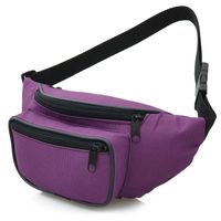 NERKA saszetka biodrówka solidna polska N138 fioletowa